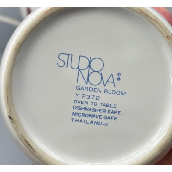 Studio Nova Garden Bloom Creamer & Sugar Bowl Set Floral Butterfly Design - Picture 8 of 8